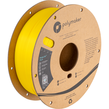 Polymaker PolyLite PLA Silk - Yellow - 1.75mm - 1kg